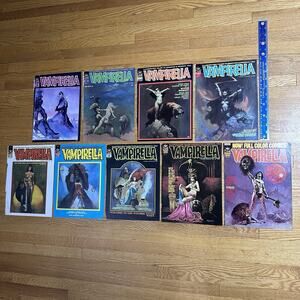 Group Of Vampirella 1970s Front Covers Only- Not The Entire Magazine Vampire
